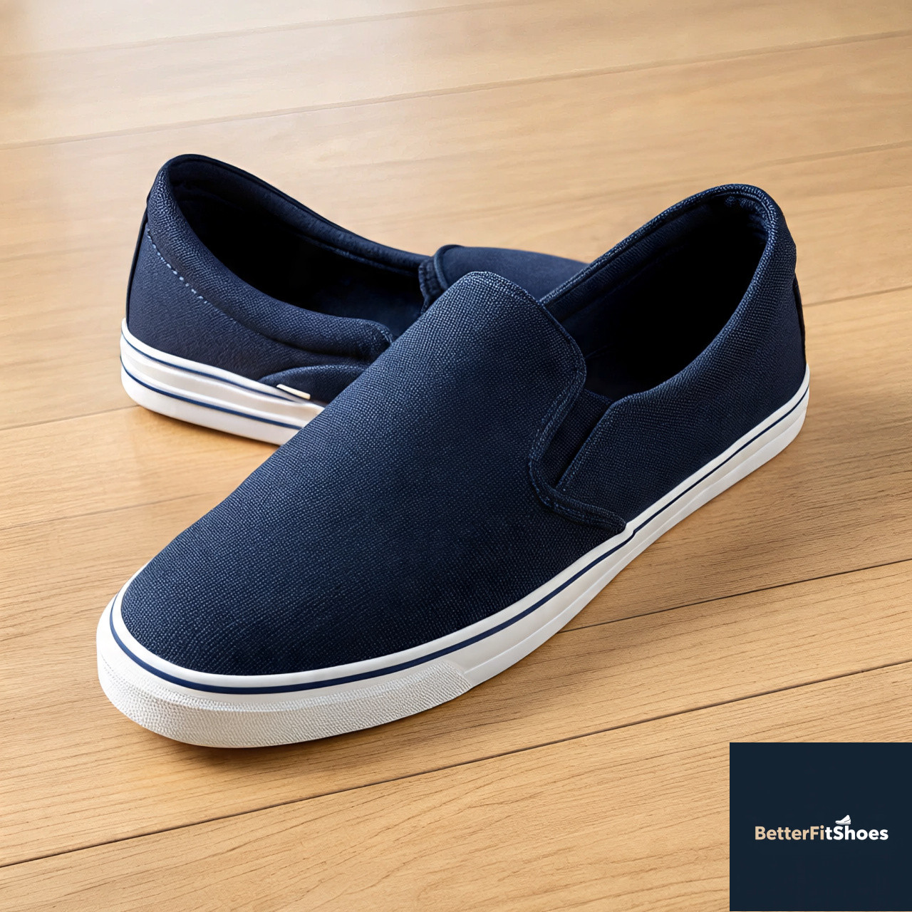 navy_blue_slip_on_canvas_shoes_on_light BetterFit Everyday Slip-On Canvas - Image 1